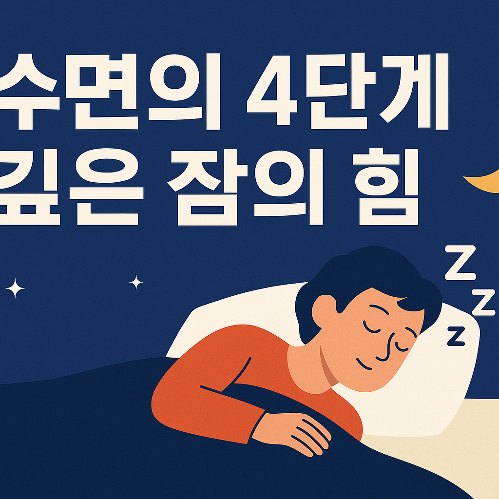 수면의 4단계: 깊은 잠이 건강에 미치는 실제 영향