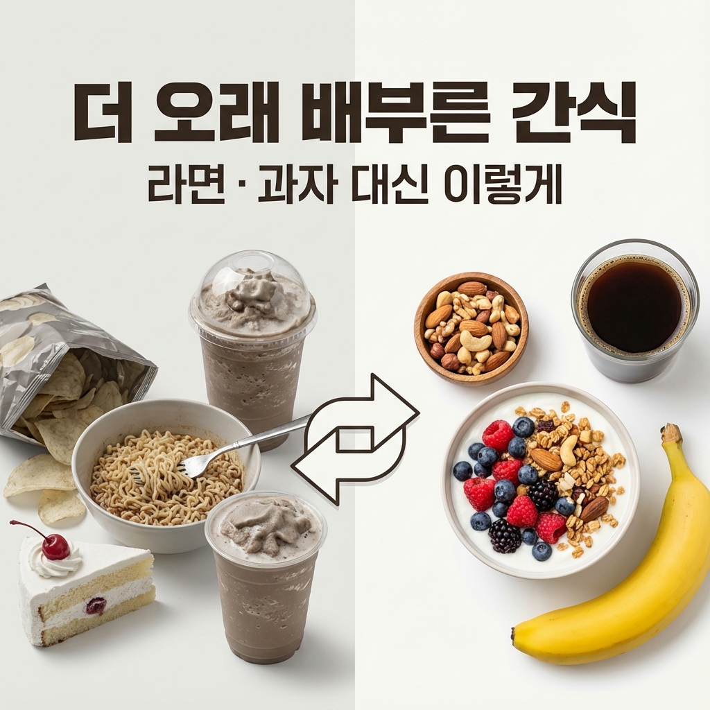 왜 똑같이 200kcal인데, 어떤 건 금방 배고플까?
